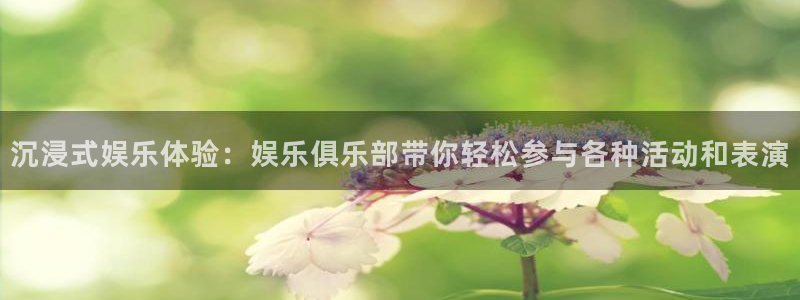 k8凯发赢家一触即发：沉浸式娱乐体验：娱乐俱乐部带你轻松参与各种活动和表演